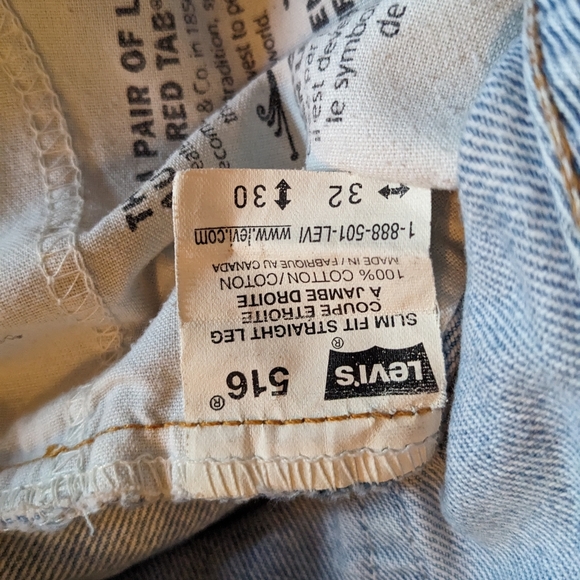 Levi's 516 Slim Fit Straight Leg - Picture 4 of 4